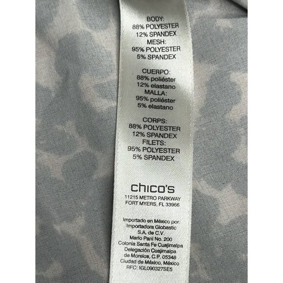 Zenergy Chicos 3 US XL16 Jacket Neema Animal Print Mesh Golf Stretch Lightweight - Picture 7 of 15